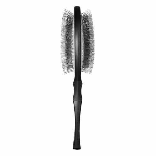 Double sided shop slicker brush