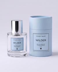 Perfect Sense Wilder Pet Perfume 50ml — 50ml bottle and presentation cylinder